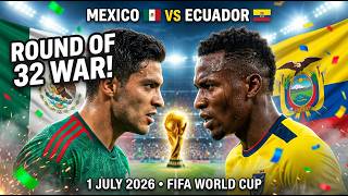 Mexico vs Ecuador FIFA World Cup 1 July 2026 Betting Preview