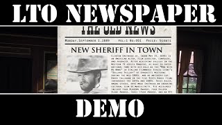 RedM - LTO NewsPaper - Demo - Vorp-Core