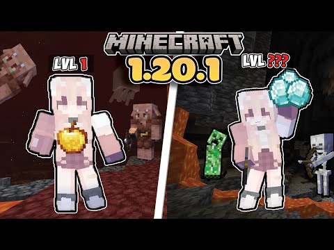 YUI THỬ THÁCH SINH TỒN MINECRAFT 1.20.1 || MÌNH ĐÃ TÌM ĐƯỢC KIM CƯƠNG TRONG VÒNG 13 PHÚT
