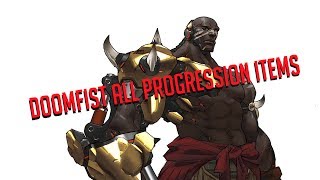 All Doomfist Customization (Progression) Items, Skins On Ptr.