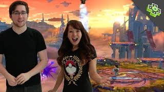 NEW SUPER SMASH BROS Impressions with Reina Scully from SourceFed Nerd at E3 2014!