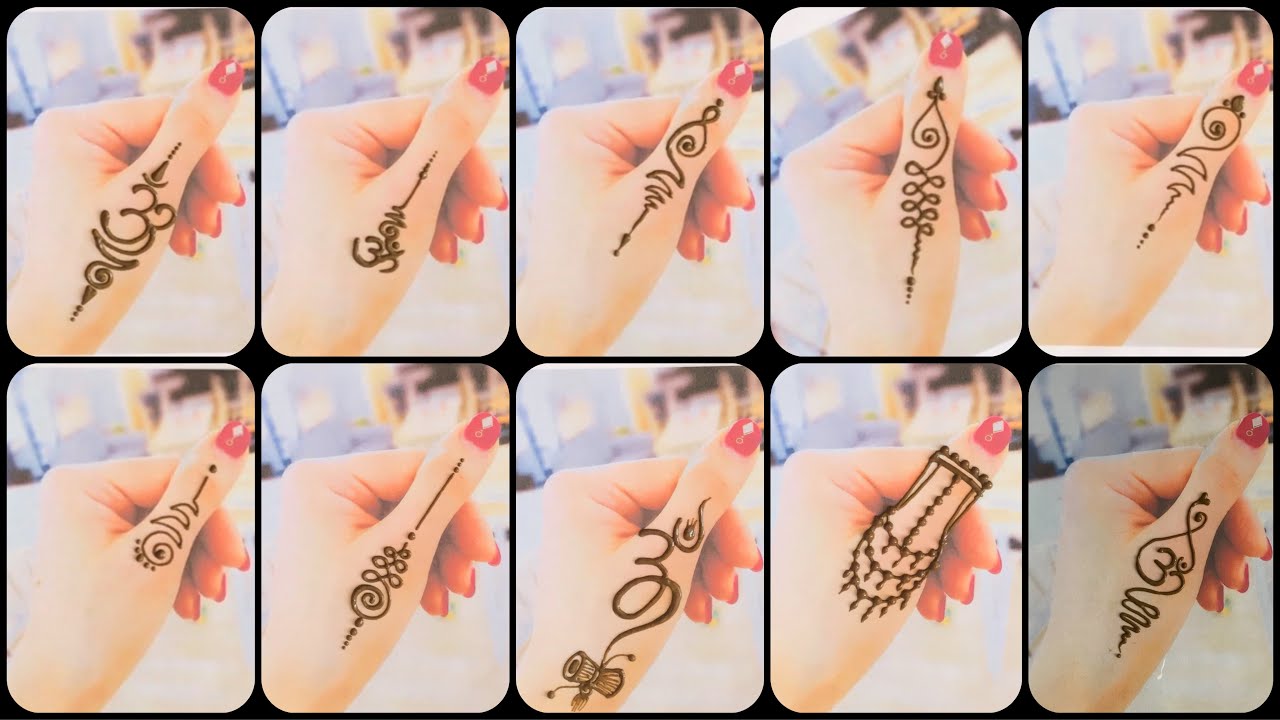 Top 20 Finger Mehndi Designs