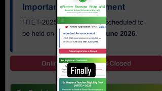 HTET 2026Exam Dates #like#htet#like#share#neet#upsc2026#comedy