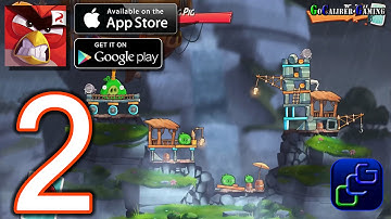 ANGRY BIRDS 2 Android iOS Walkthrough - Part 2 - Cobalt Plateaus: Feather Hills: Stages 9-15