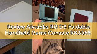 Review Aivuidbs RG DS Foldable Handheld Game Console RK3568 Anbernic RG DS Android 14 System two-Pla