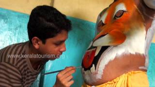 Tigers getting ready - Pulikali