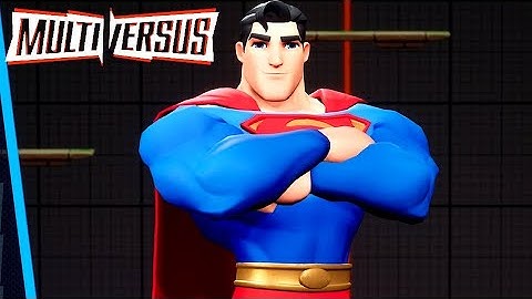 MultiVersus - SUPERMAN CLOSE FIGHTS! MultiVersus Superman Online 1v1 Gameplay!