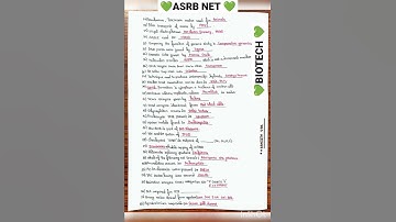 💚ASRB NET 💚 2023 ICAR NET (Memory based questions) ❤️