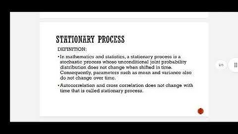 MA8451- PROBABILITY AND RANDOM PROCESS- Application of stationary process-(711119106003)