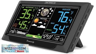 DreamSky Weather Station Indoor Outdoor Thermometer Wireless Atomic Clock with Indoor Review