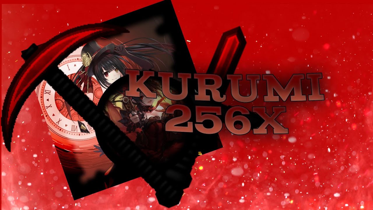 KURUMI [256x] MCBE PvP Texture Pack (1.19+) | FPS BOOST Best Mcpe PVP Pack ever?