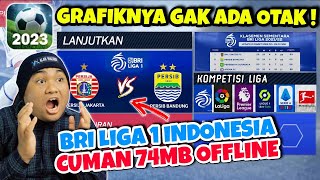 LIGHTWEIGHT! 70MB, BRI Liga 1 Indonesia, and many competitions. HD graphics. Offline Football Lea... screenshot 3