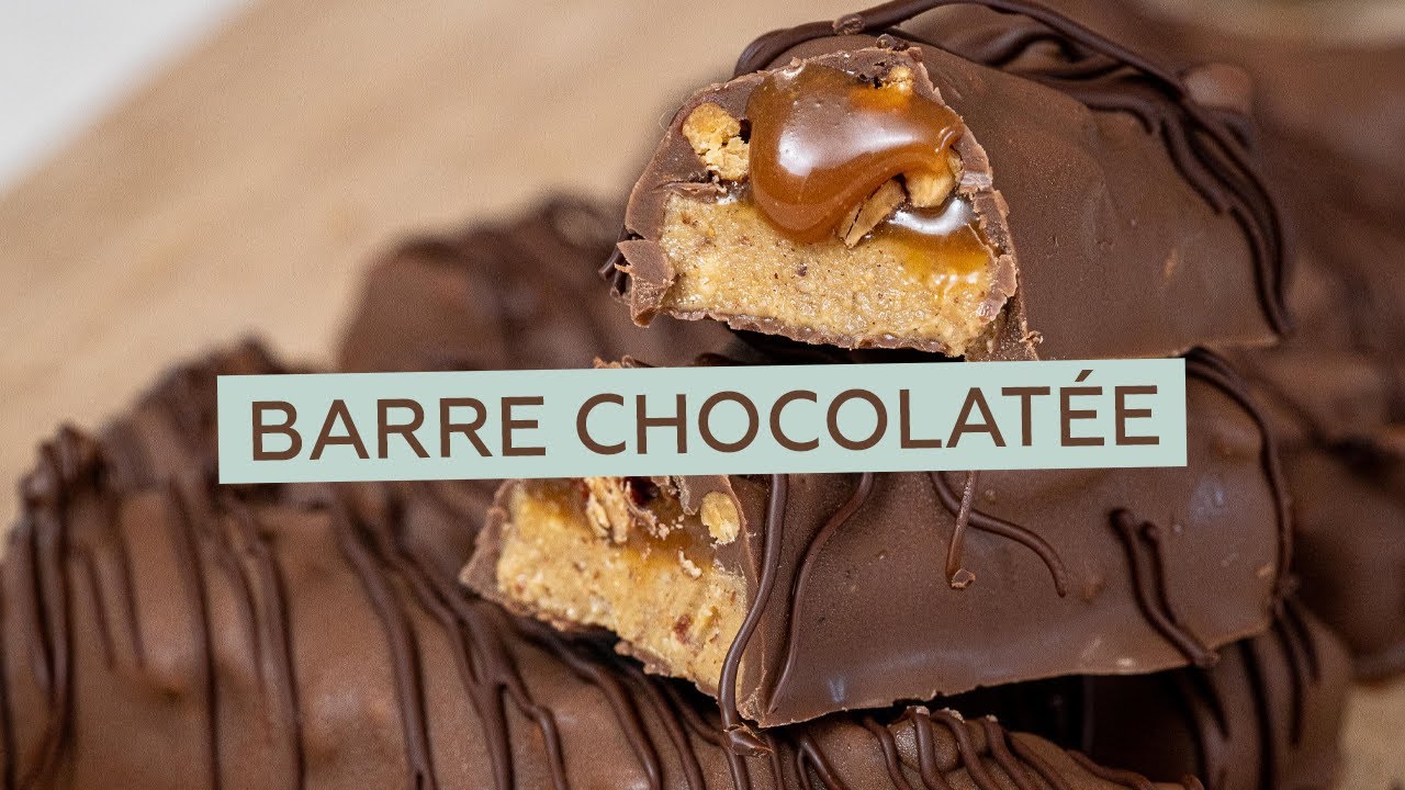 Barre chocolatée aux noix de pécan | Yann Couvreur