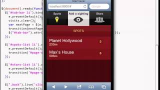 howto Build Mobile Apps Lesson 3 Step 6 History