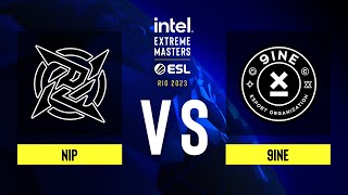 NiP vs. 9INE - Map 2 [Mirage] - IEM Rio 2023 - Lower bracket