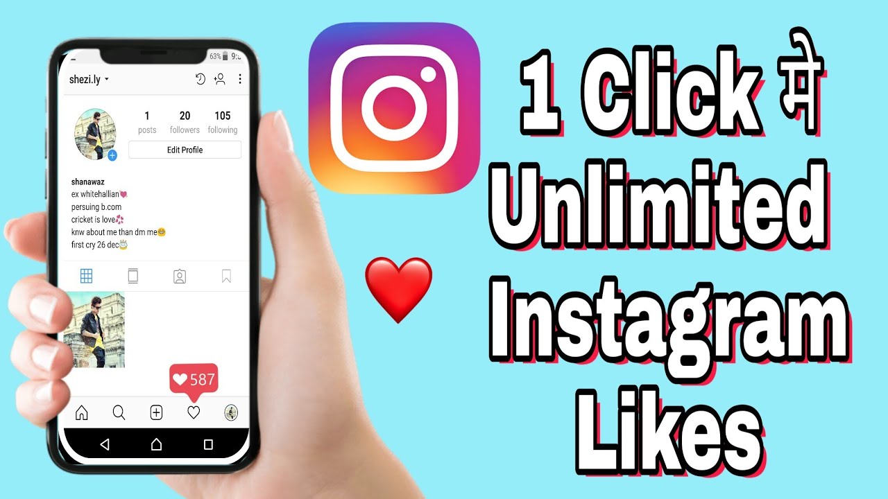 Get 500 Likes on One click instagram - YouTube