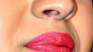Tollywood Actress Parvathi Malaa Nose And Lips Closeup Ultra Zoom