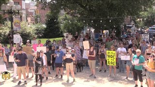 Electeds join Jersey City Young Dems at abortion rights rally at City Hall