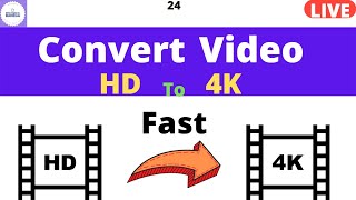 Convert Any Video Into 4K video | 4K Video Converter For PC & Laptop |Turn Video To 4K screenshot 5