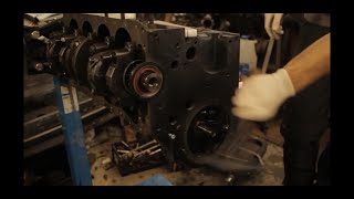 Montagem completa do motor MB 180D.Mercedes