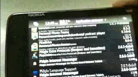 Kinetic Scrolling In Nokia N900