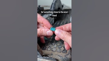 Repairing a turquoise inlay ring