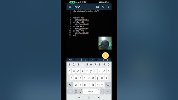Belajar IF ELSE ELIF dengan cara python di apk pydroid3
