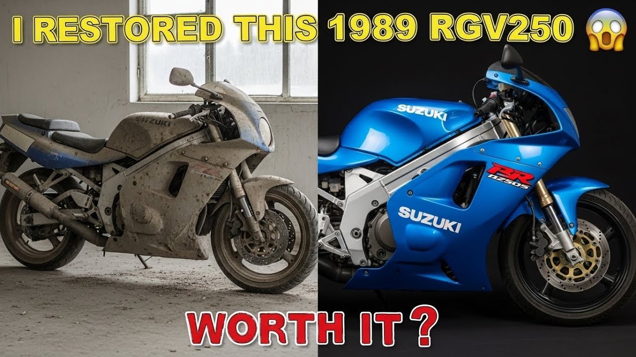 From ROTTING Barn Find to PERFECT 1989 RGV250 Gamma Restoration