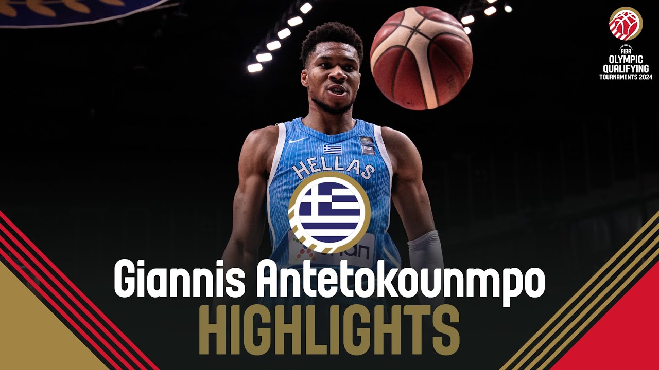 Giannis Antetokounmpo 🇬🇷 Top Plays | FIBA Olympic Qualifying Tournament 2024
