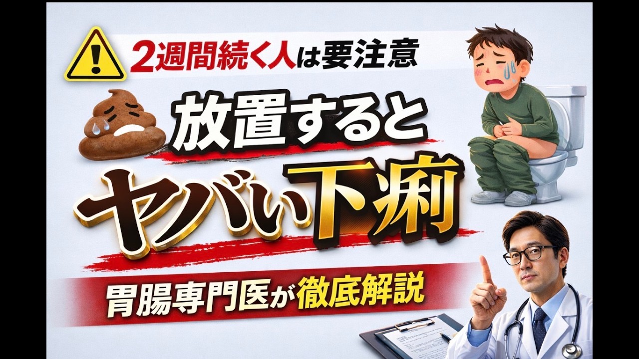 ２週間続く下痢は異常！胃腸専門医が解説