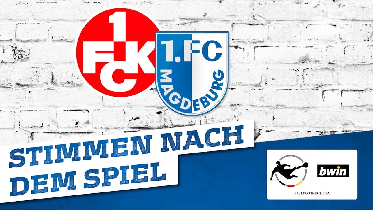 Stimmen 1. FC Kaiserslautern gegen 1. FC Magdeburg 1:1 (0:0) fcmb bank