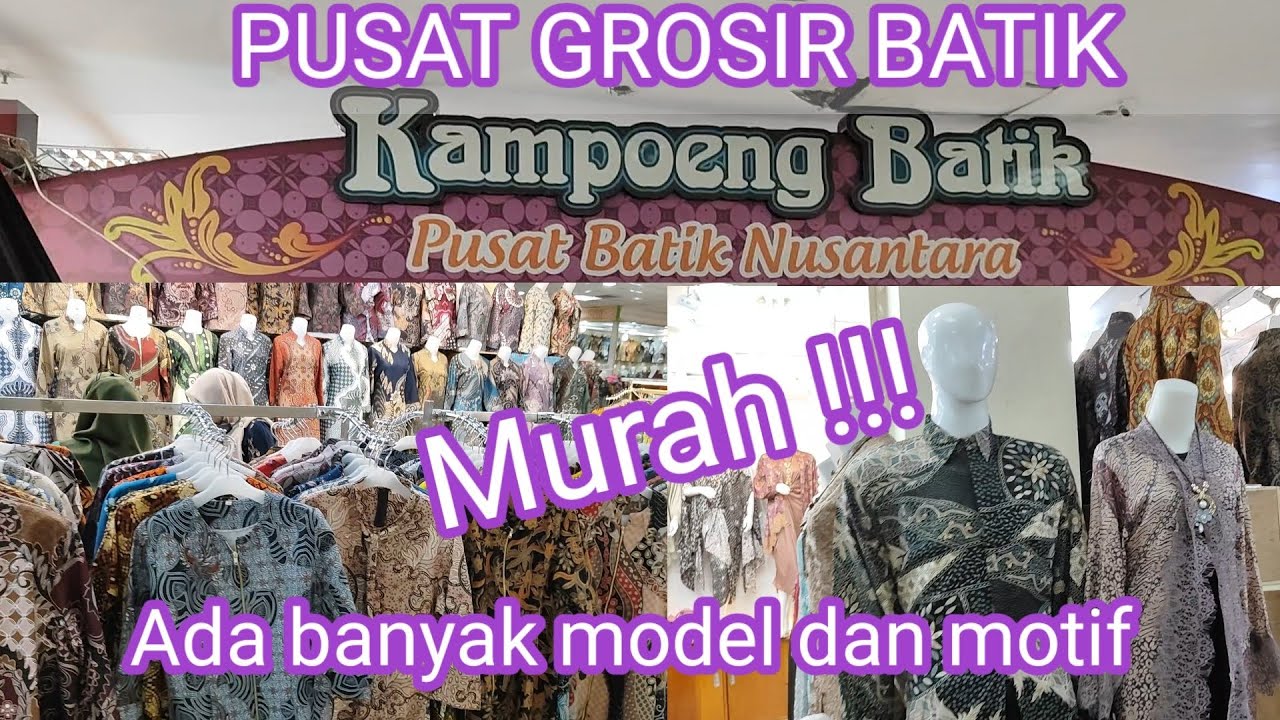 PUSAT GROSIR BATIK ITC SURABAYA//CARI BATIK BUAT SERAGAMAN KE SINI AJA!!!