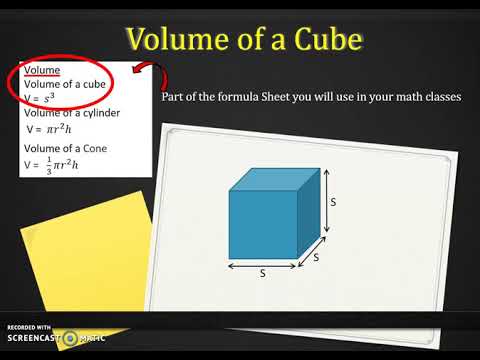 Volume Cube and Rectangular Prism