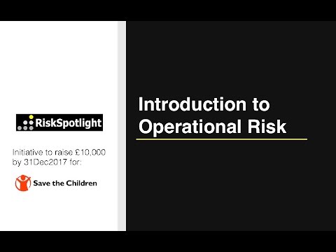 operational  New  Introduction to Operational Risk Course