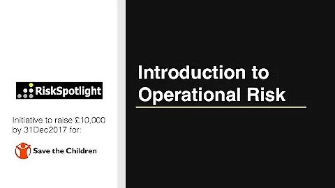 Introduction to Operational Risk Course