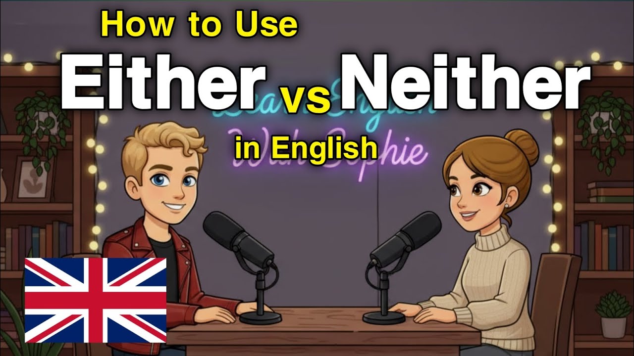 How to Use Either vs Neither in Daily English | English Conversations Podcast 