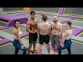 Olympic gymnasts take over trampoline park for 24 hours