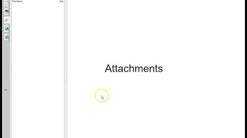 Attachments tab