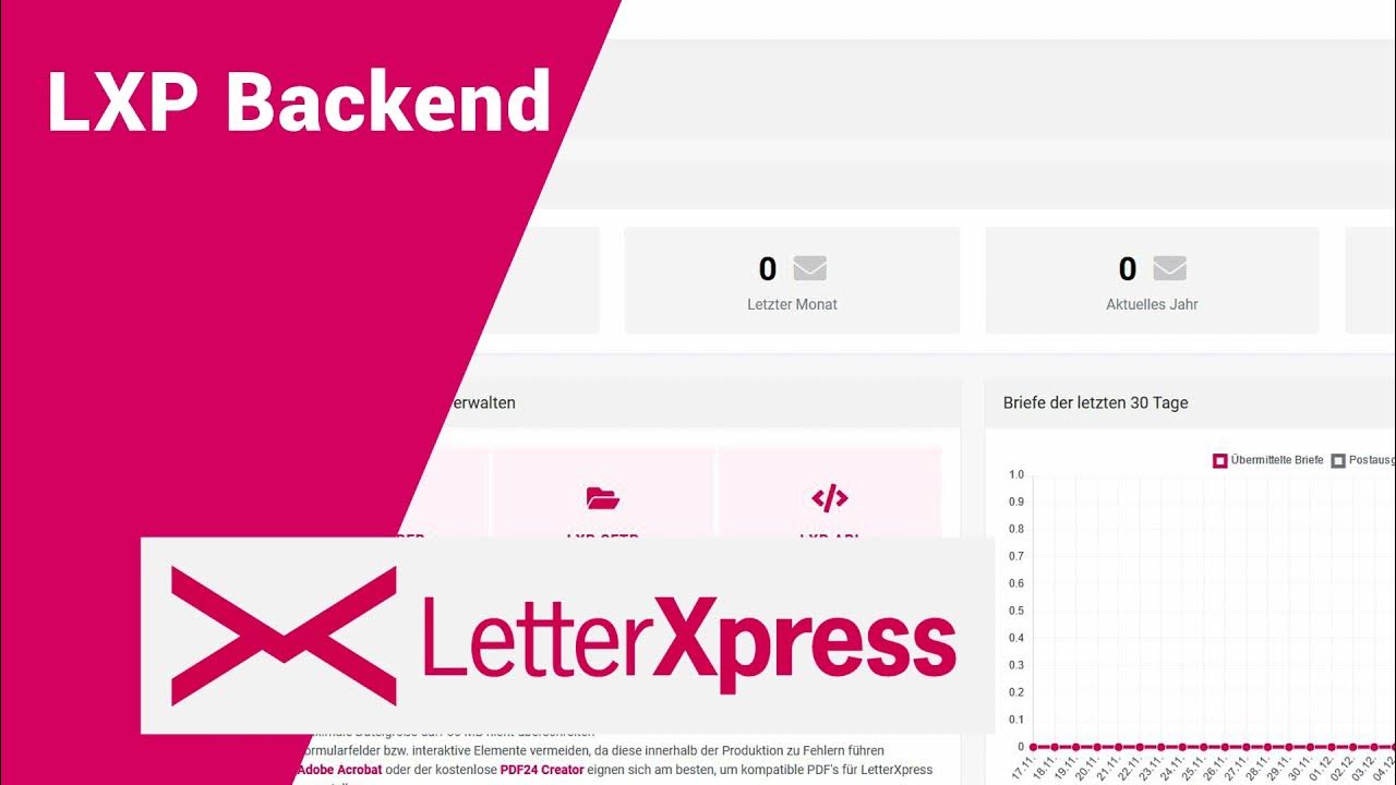 LetterXpress Backend - YouTube
