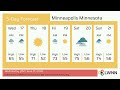 Weather in Minneapolis Minnesota - Wednesday, Jun 17, 2026