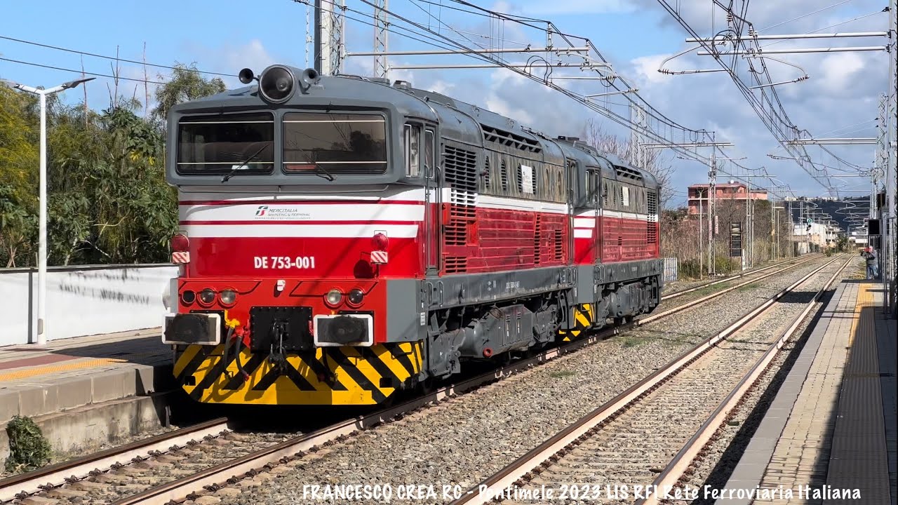 LIS RFI Rete Ferroviaria Italiana (D 753.004+D 753.001 Mercitalia ...