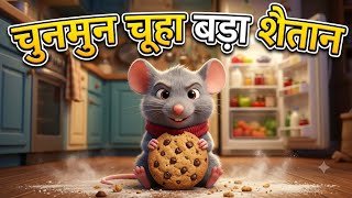 Chunmun chuha bada shaitan | hindi nursery rhyme 