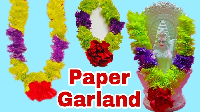 DIY: Paper Flowers Garland – The Party Ville – Party planner