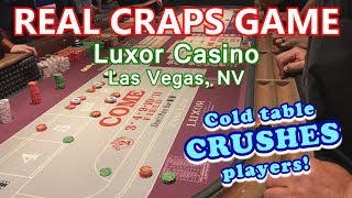 ROUGH CRAPS GAME! - Live Craps Game #29 - Luxor Casino, Las Vegas, NV - Inside the Casino