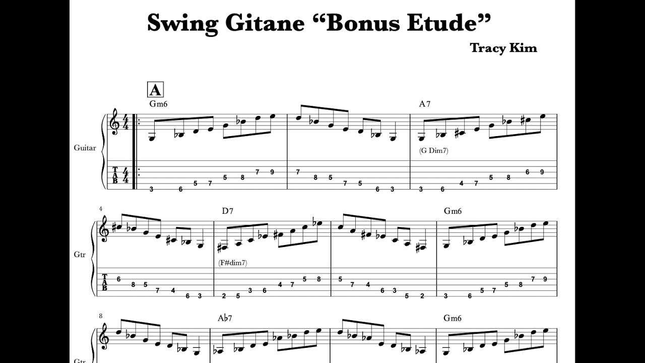 Tears and Swing Gitan Private Gypsy Jazz Guitar Lesson-SOLOING