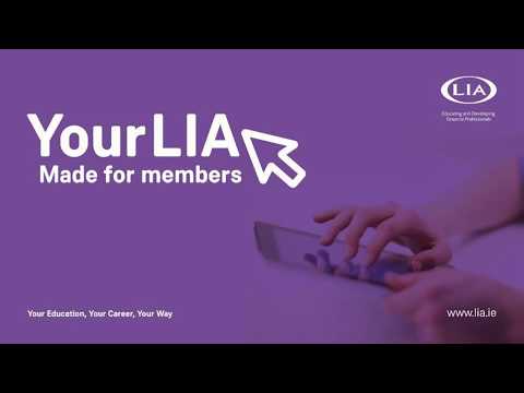 Welcome to your new LIA online experience