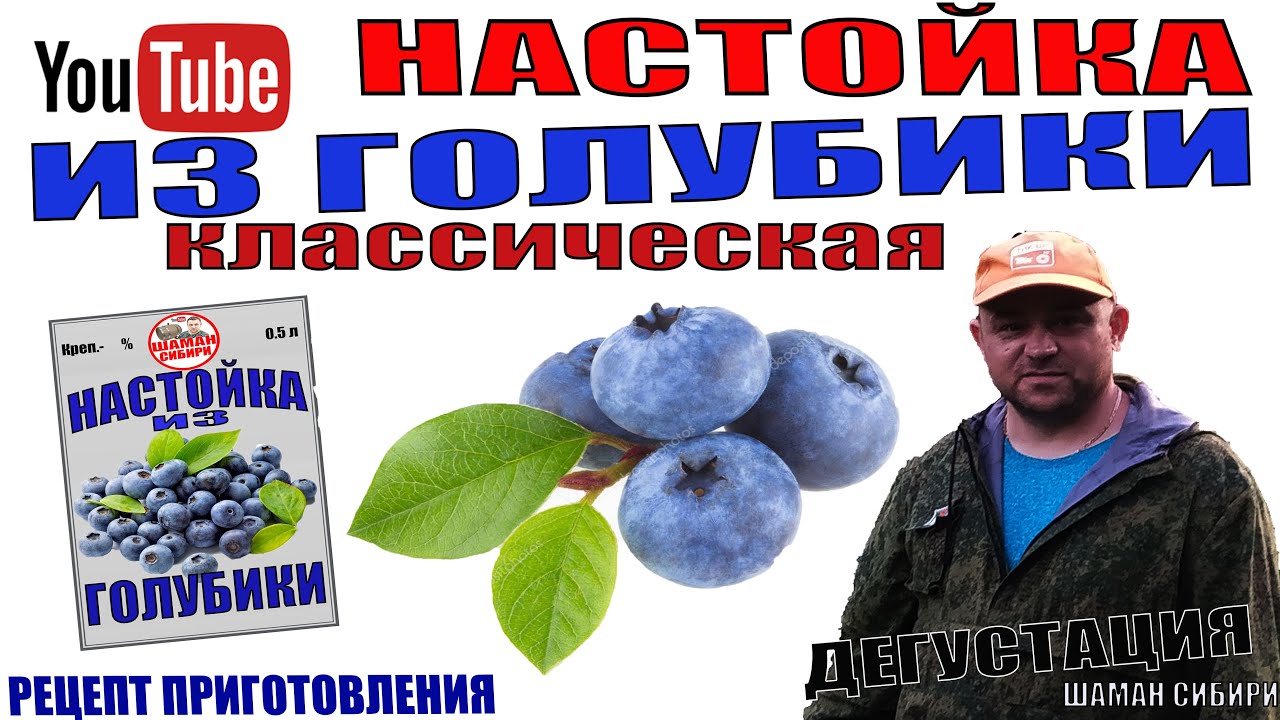 Настойка из Голубики Классическая! Рецепт приготовления! Дегустация!