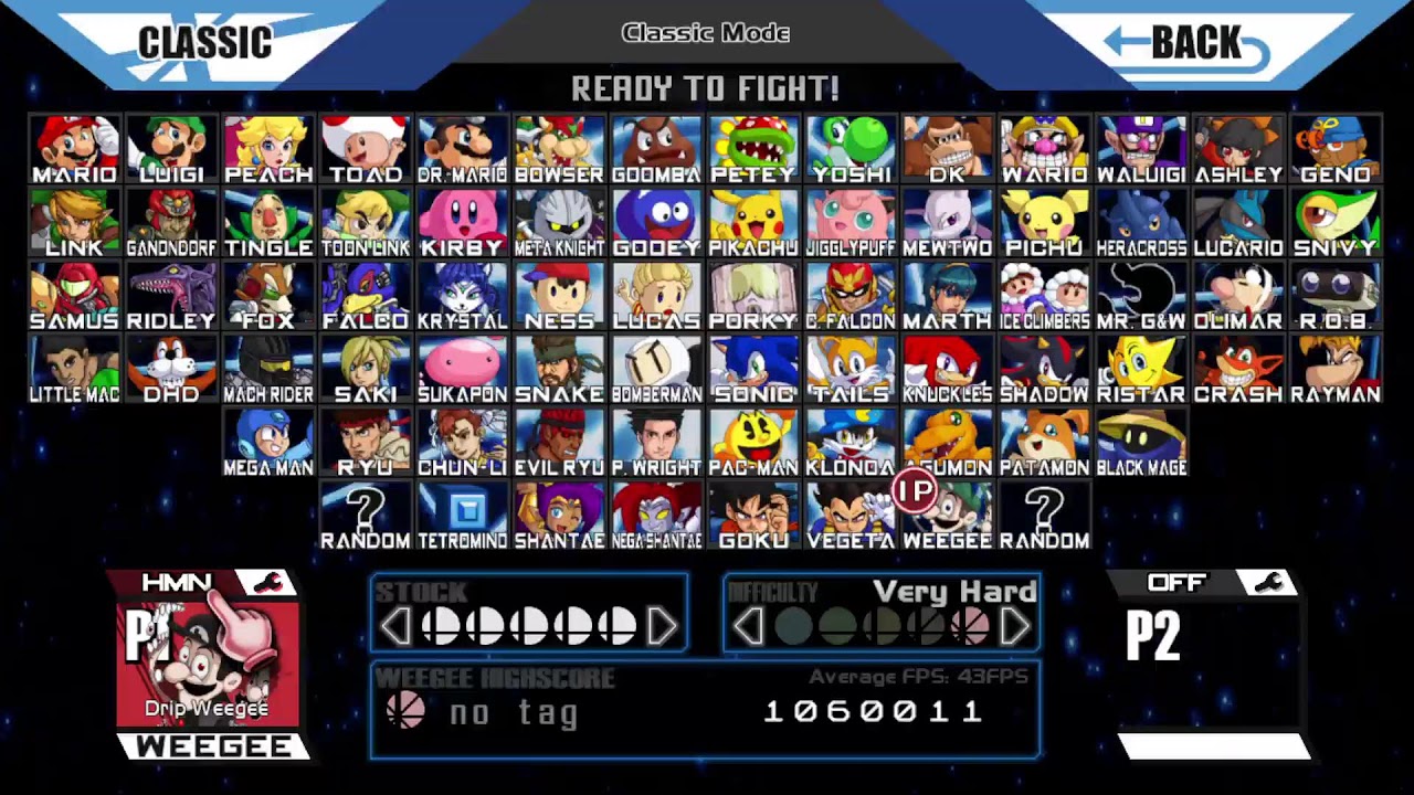 Super Smash Bros. Crusade Now Has Over 60 Characters, 24 Stages, And An  Online Mode - Siliconera