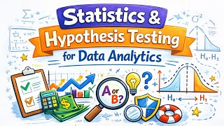 Day 5: Statistics & Hypothesis Testing for Data Analytics | Explained Simply