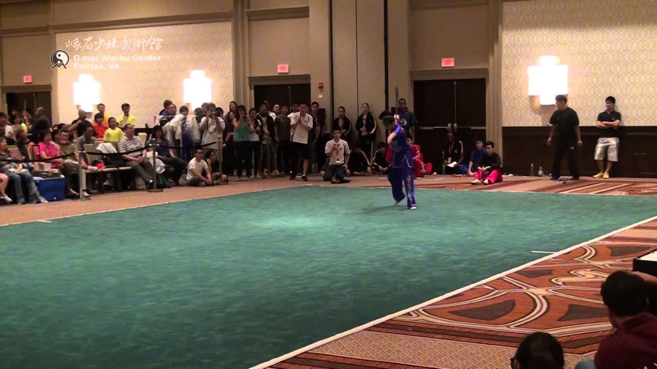 2013 US Wushu Team Trials - Amy Li - Daoshu (Broadsword)